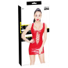 Black Level Robe Vinyl Dress Rope Rouge